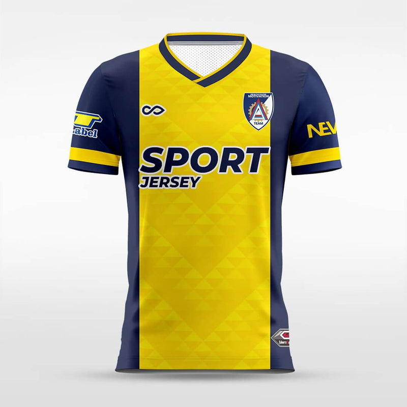 Yellow Soccer Jersey & Football Shirts Custom Design Online-XTeamwear