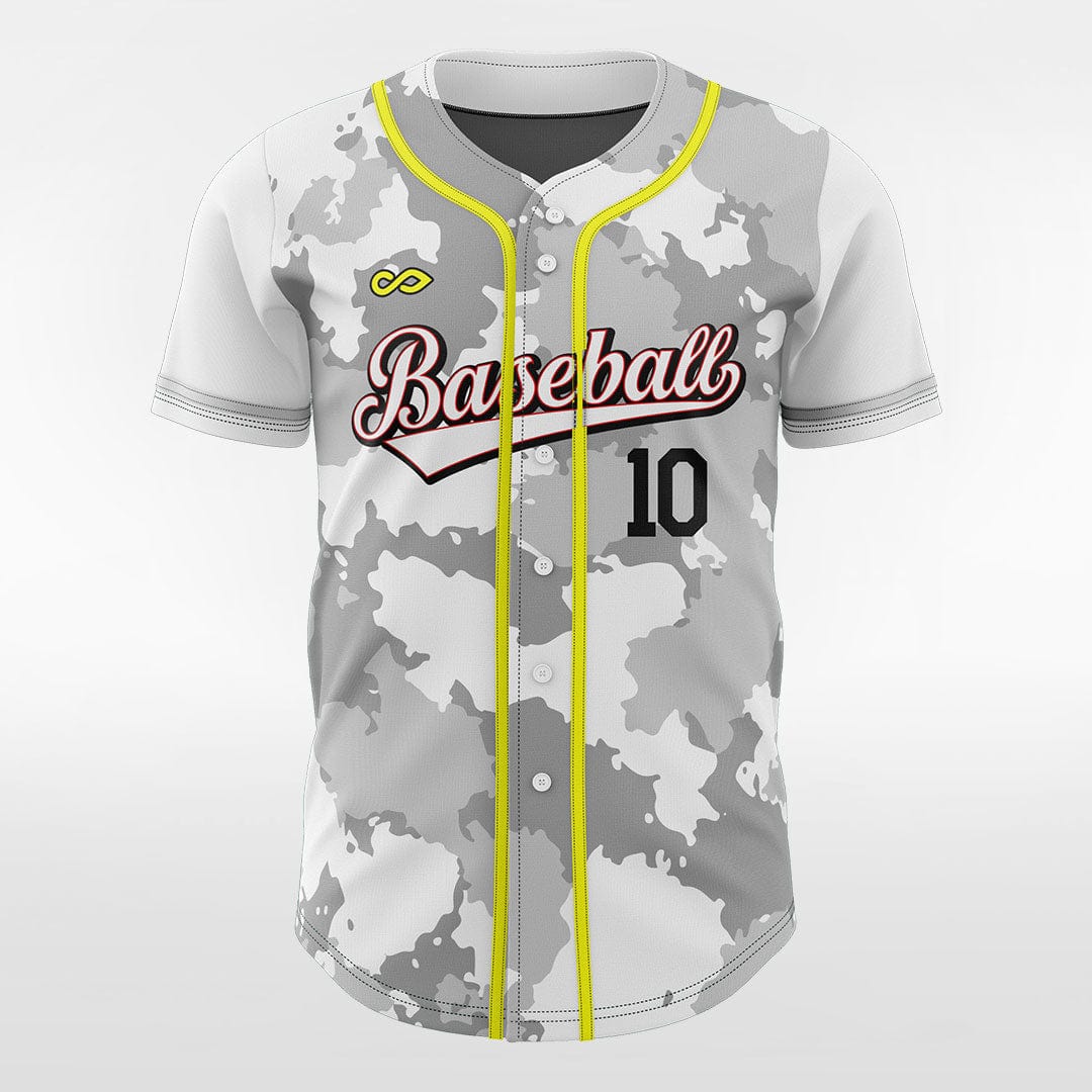 XTeamwear Camouflage - Customized Men's Sublimated Button Down Baseball Jersey