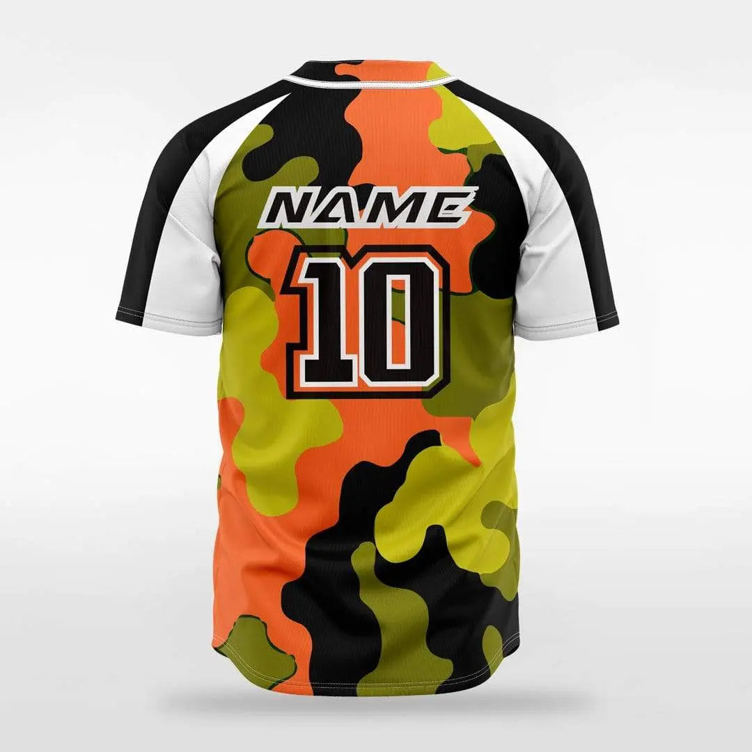 XTeamwear Ocha - Custom Men Sublimated Button Down Baseball Jersey