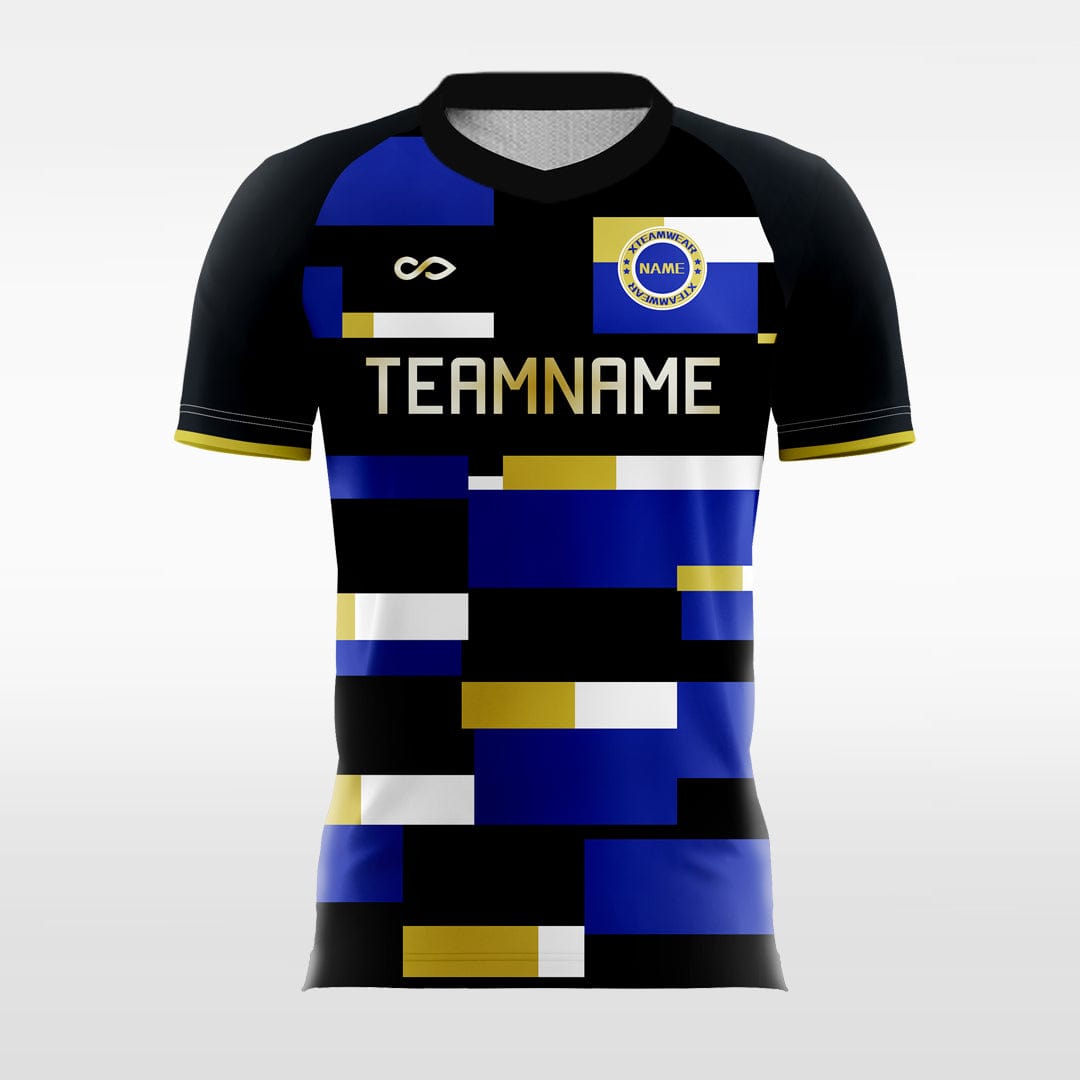 XTeamwear Soccer Jersey Black / XS Fashion Sequin - Custom Kids Soccer Jerseys Design Black