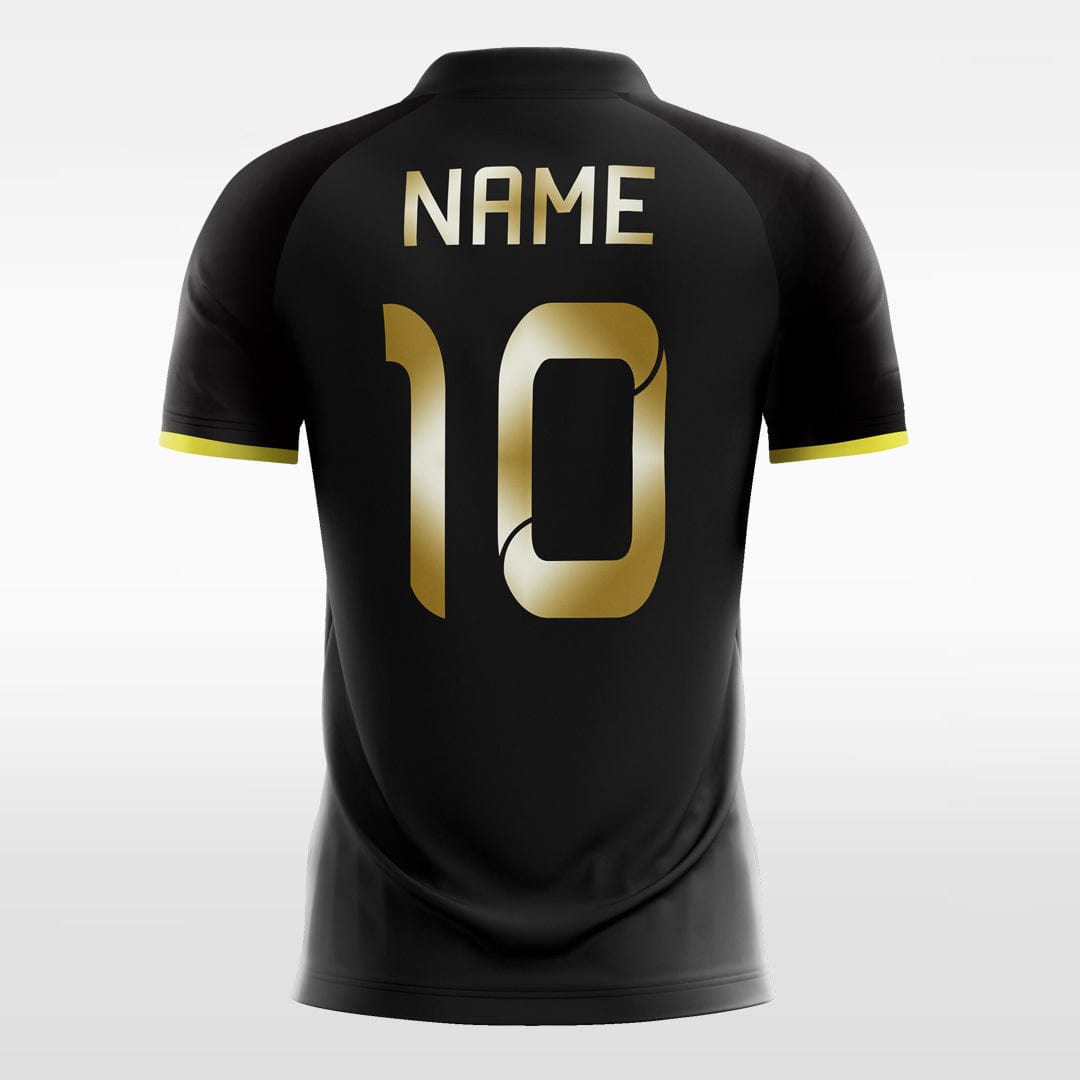 XTeamwear Soccer Jersey Fashion Sequin - Custom Kids Soccer Jerseys Design Black