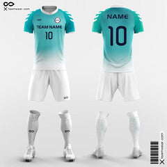 XTeamwear Soccer Uniforms Blue / XS Blue Sky - Custom Soccer Jerseys Kit Sublimated for Women