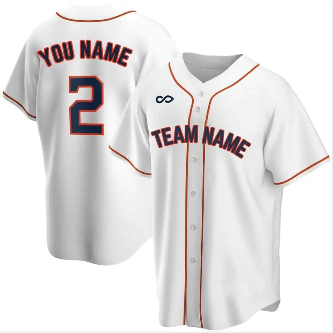 XTeamwear White / S Home Boy - Customized Men's Sublimated Full-Button Baseball Jersey