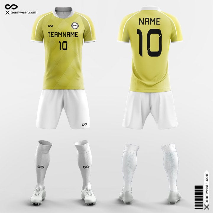 Soccer Jersey Or Football Kit Template For Football Club Yellow Football  Shirt With Yellow Sock And