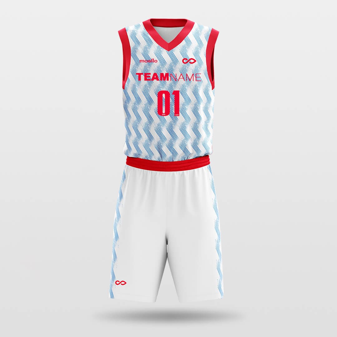 585  Thunder Sublimated Basketball Set :: Youth & Adult Jerseys