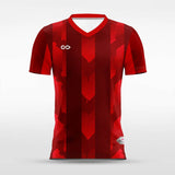 custom red soccer jerseys 